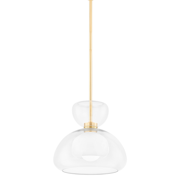 Mitzi CORTNEY Aged Brass 11.75W x 11H Pendant