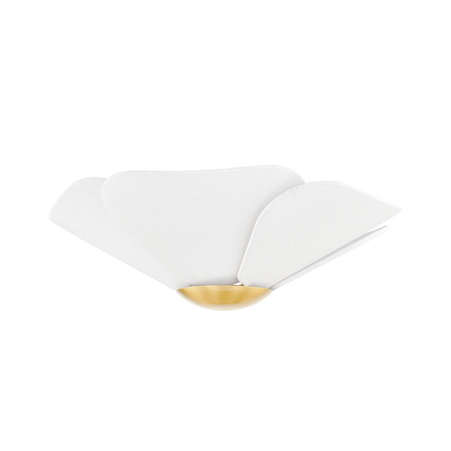 Mitzi MADELINE Aged Brass 18W x 7.75H Flush Mount