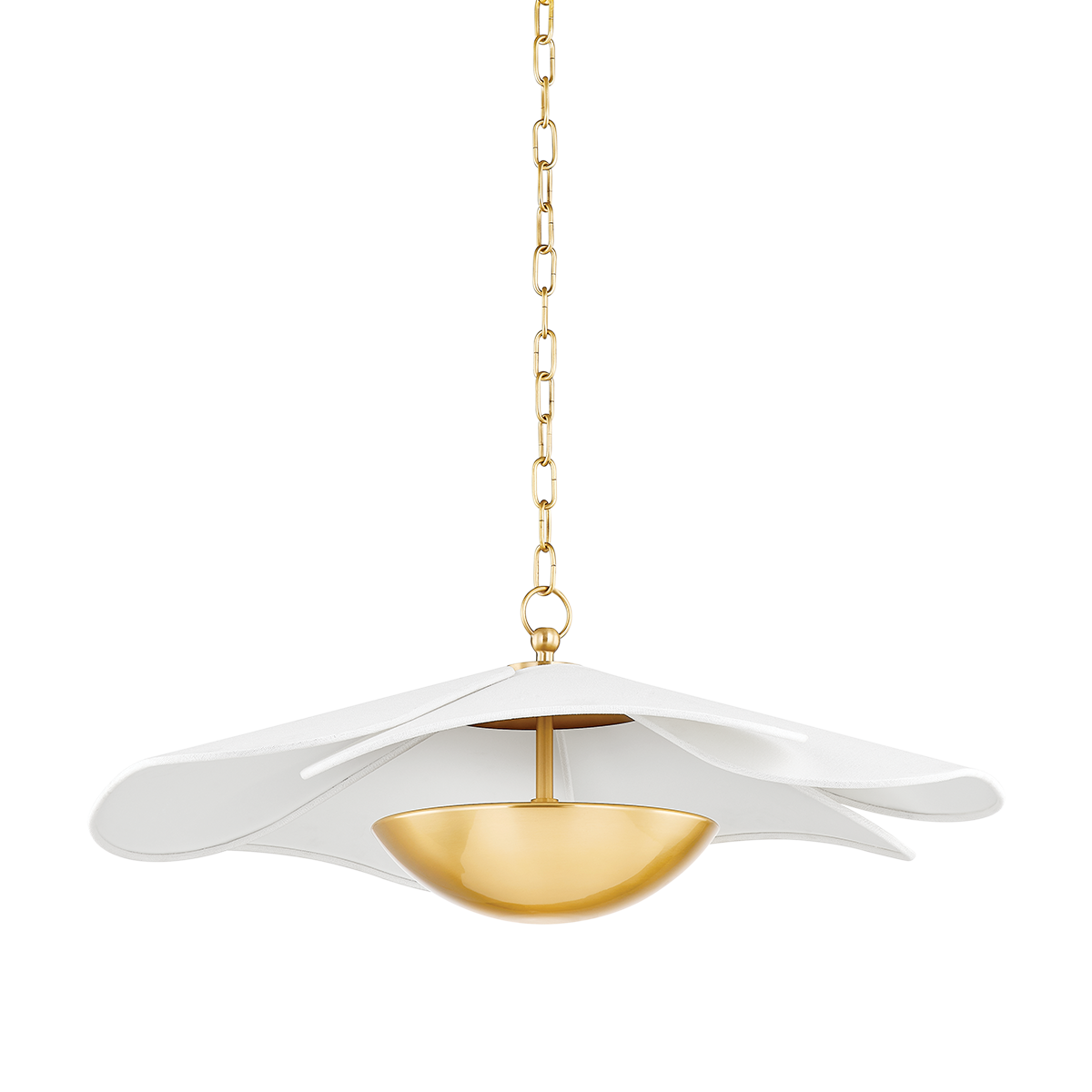 Mitzi MADELINE Aged Brass 24.75W x 9.75H Pendant