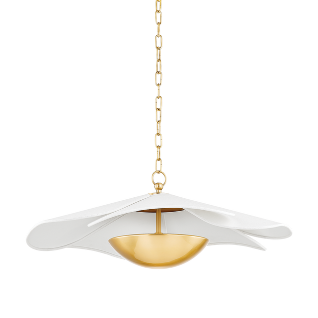 Mitzi MADELINE Aged Brass 24.75W x 9.75H Pendant
