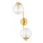 Mitzi SARA Aged Brass 11.75W x 22.25H Wall Sconce