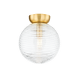 Mitzi SARA Aged Brass 10.5W x 12H Flush Mount