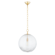 Mitzi SARA Aged Brass 15W x 19H Pendant