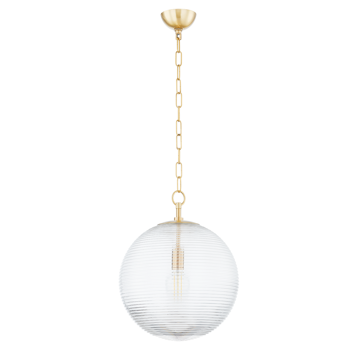 Mitzi SARA Aged Brass 15W x 19H Pendant