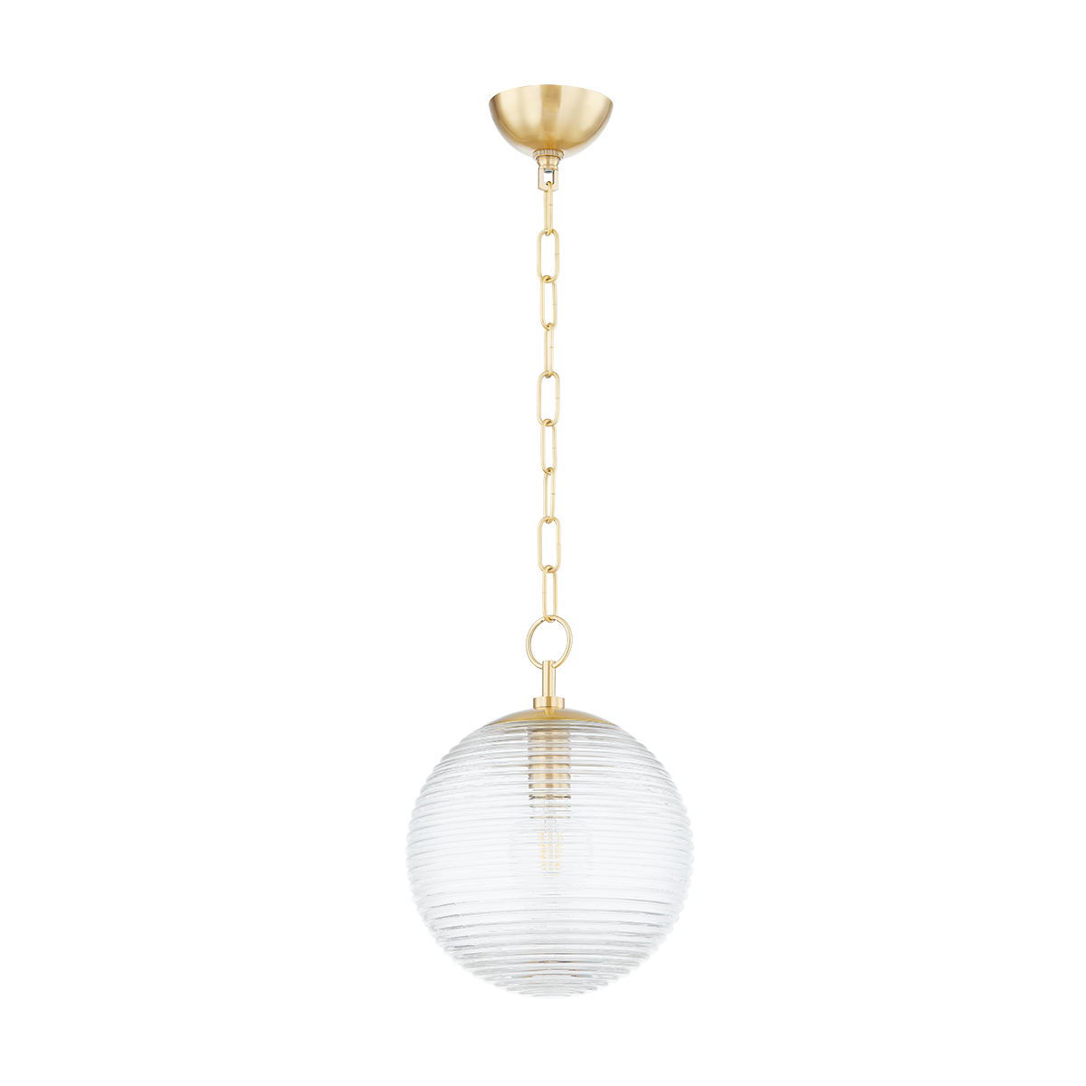 Mitzi SARA Aged Brass 10.5W x 14.25H Pendant