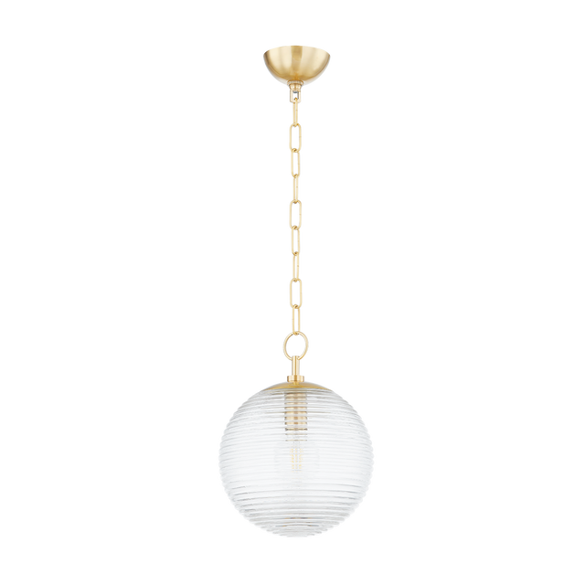 Mitzi SARA Aged Brass 10.5W x 14.25H Pendant