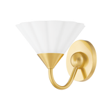 Mitzi KELSEY Aged Brass 7.5W x 6.75H Wall Sconce