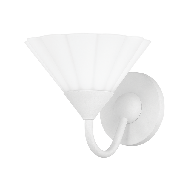 Mitzi KELSEY TEXTURED WHITE 7.5W x 6.75H Wall Sconce