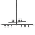 Mitzi SUTTER Graphite 40.75W x 10.5H Chandelier