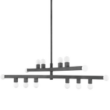 Mitzi SUTTER Graphite 40.75W x 10.5H Chandelier