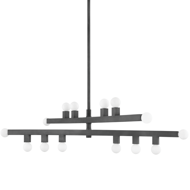 Mitzi SUTTER Graphite 40.75W x 10.5H Chandelier