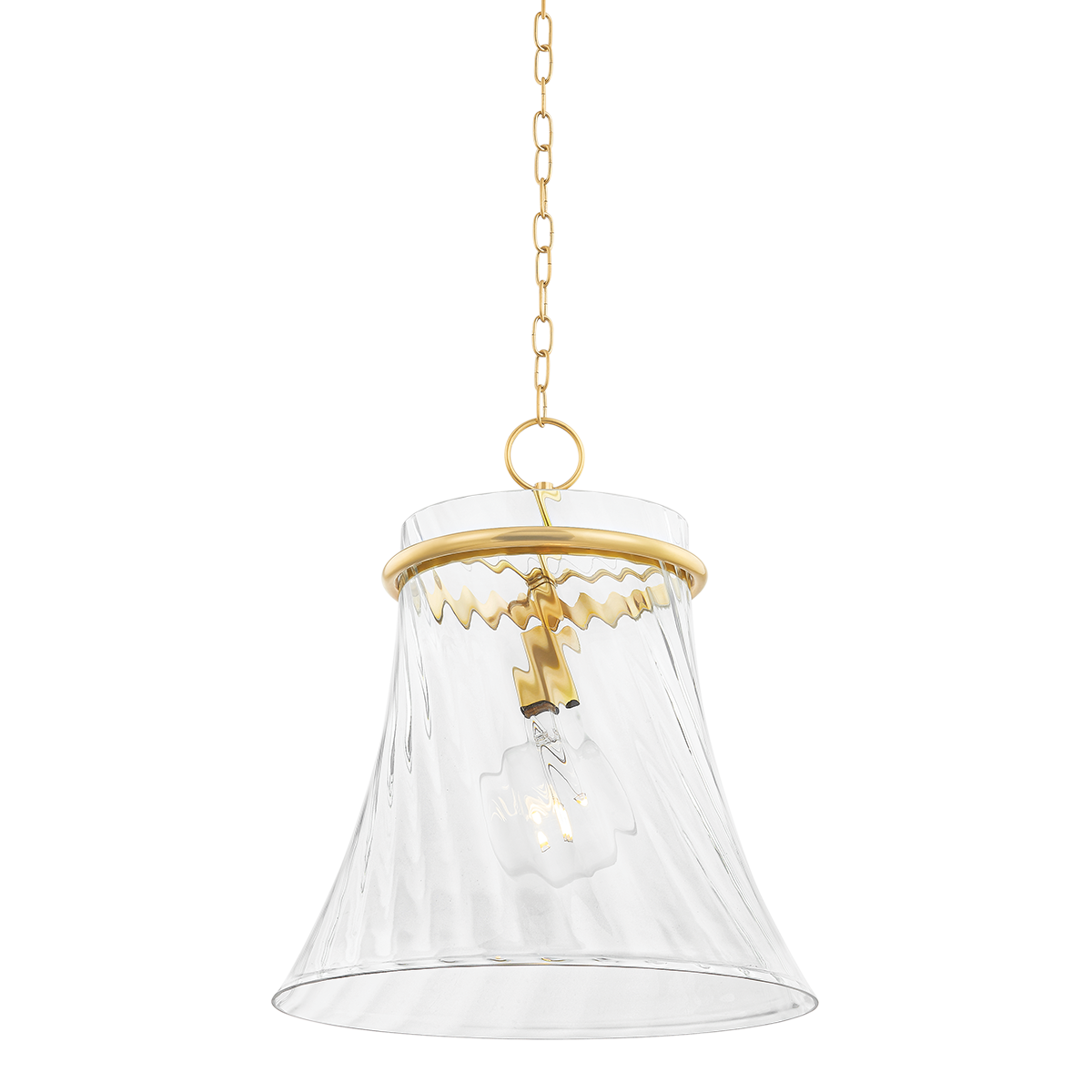 Mitzi CANTANA Aged Brass 17.75W x 19.75H Pendant