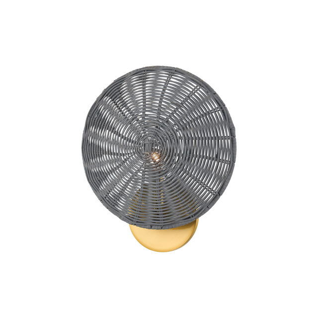 Mitzi DESTINY Aged Brass 9.75W x 11.5H Wall Sconce