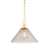 Mitzi ANNIEBEE Aged Brass 15.5W x 12H Pendant