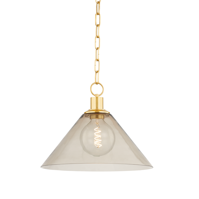 Mitzi ANNIEBEE Aged Brass 15.5W x 12H Pendant