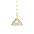 Mitzi ANNIEBEE Aged Brass 10.5W x 9H Pendant