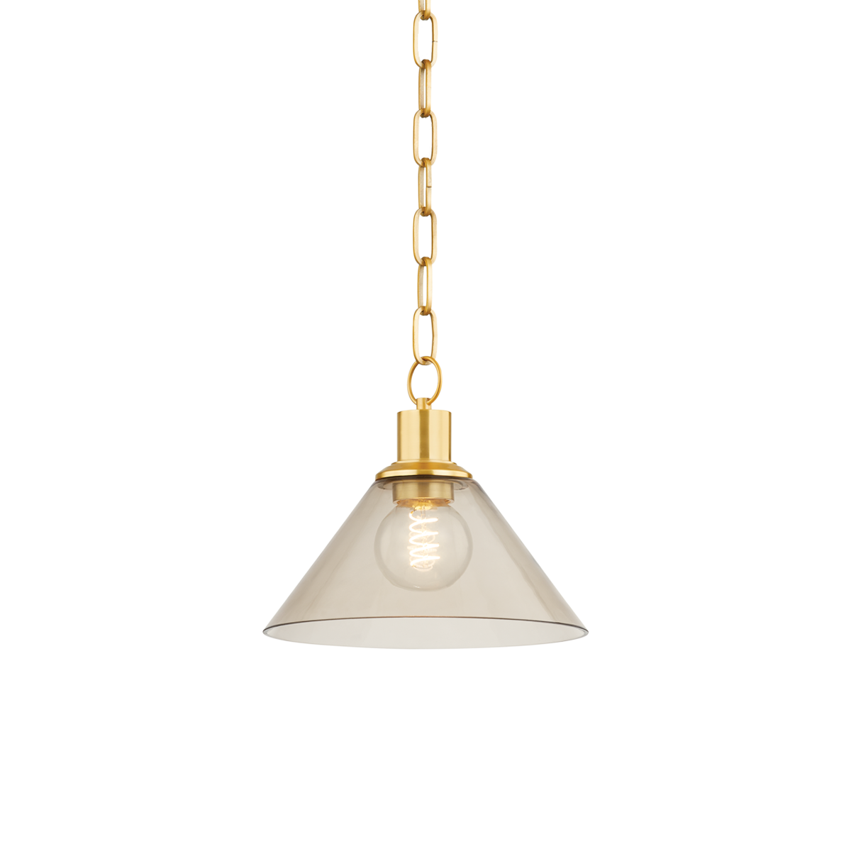 Mitzi ANNIEBEE Aged Brass 10.5W x 9H Pendant