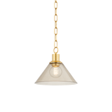 Mitzi ANNIEBEE Aged Brass 10.5W x 9H Pendant