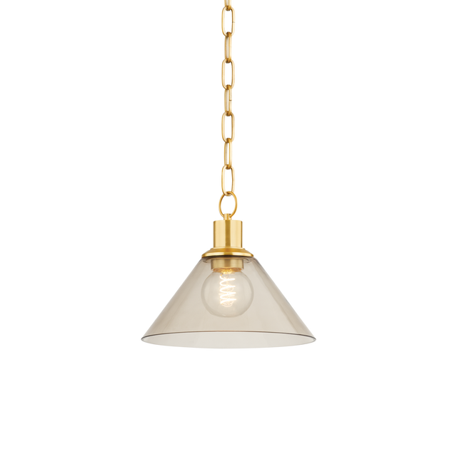 Mitzi ANNIEBEE Aged Brass 10.5W x 9H Pendant