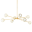 Mitzi SAYLOR AGED BRASS/SOFT CREAM 53.75W x 26H Chandelier