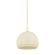 Mitzi ETNA AGED BRASS/SOFT CREAM 13.5W x 11.75H Pendant