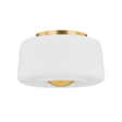 Mitzi CIELA Aged Brass 13.5W x 8H Flush Mount