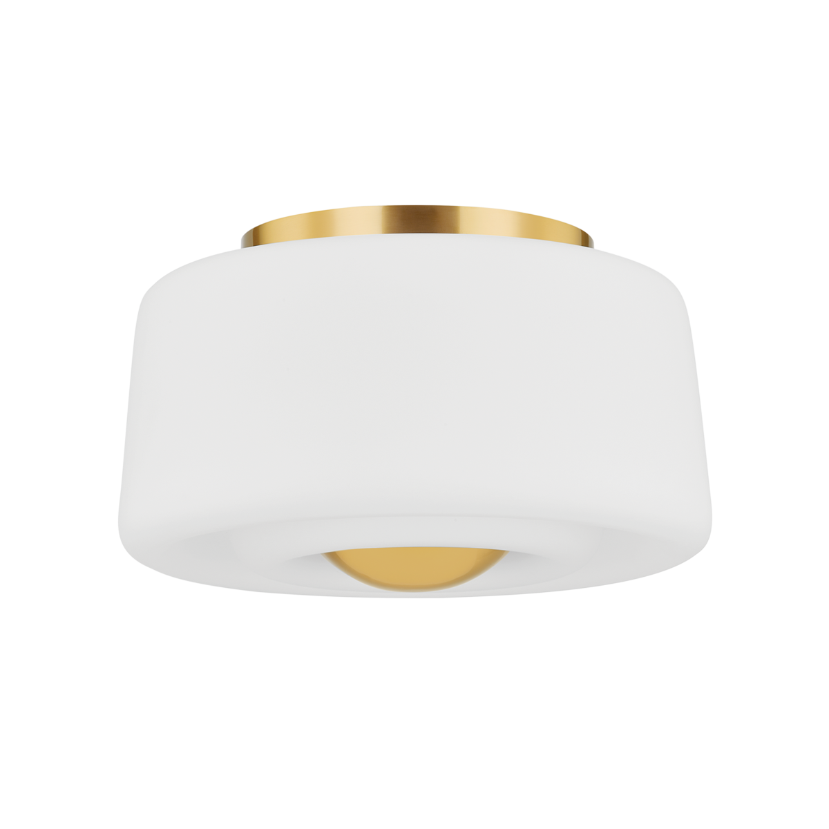 Mitzi CIELA Aged Brass 13.5W x 8H Flush Mount