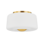 Mitzi CIELA Aged Brass 13.5W x 8H Flush Mount