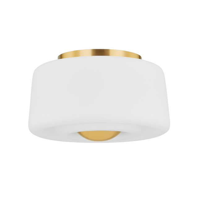 Mitzi CIELA Aged Brass 13.5W x 8H Flush Mount