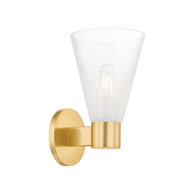 Mitzi ALMA Aged Brass 6W x 10.25H Wall Sconce