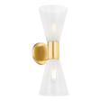 Mitzi ALMA Aged Brass 6W x 17.5H Wall Sconce