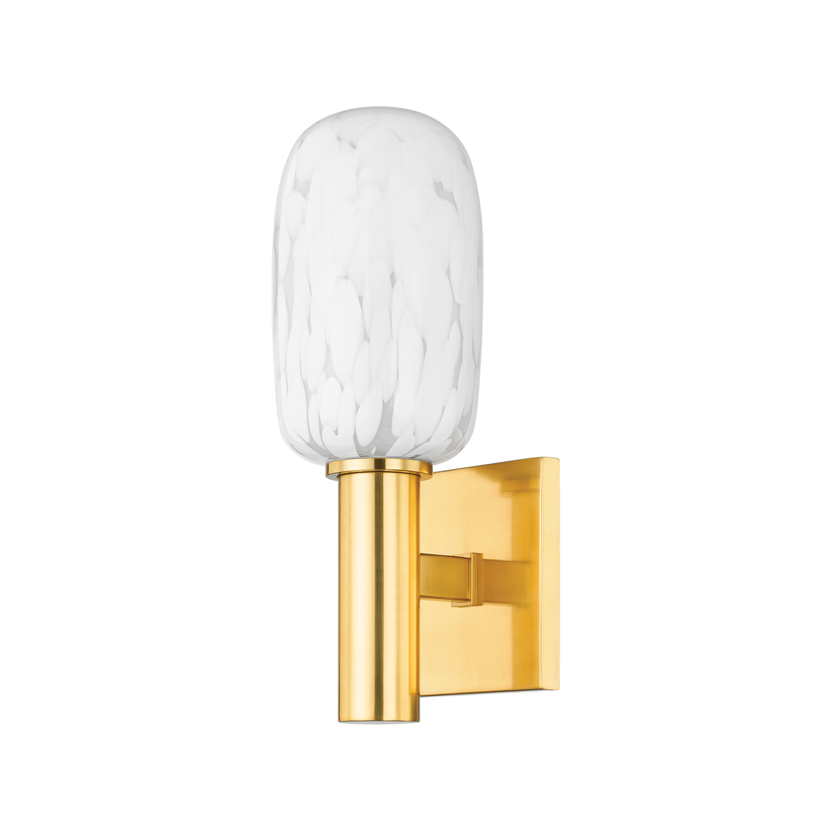 Mitzi ABINA Aged Brass 4.75W x 12.5H Wall Sconce