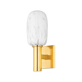 Mitzi ABINA Aged Brass 4.75W x 12.5H Wall Sconce