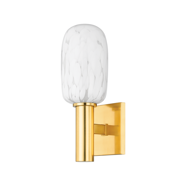 Mitzi ABINA Aged Brass 4.75W x 12.5H Wall Sconce
