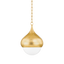 Mitzi LUCIEL Vintage Gold Leaf 11.75W x 17H Pendant