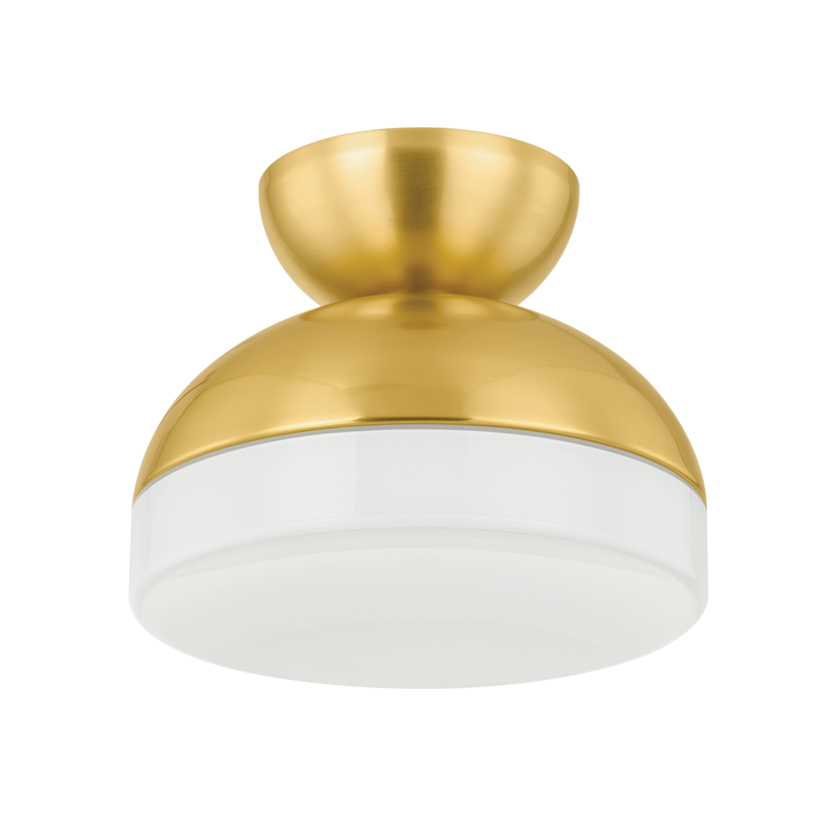 Mitzi RUE Aged Brass 11W x 8.75H Flush Mount
