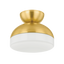Mitzi RUE Aged Brass 11W x 8.75H Flush Mount