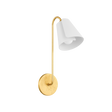 Mitzi LILA GOLD LEAF/TEXTURED ON WHITE COMBO 5.5W x 16.5H Wall Sconce