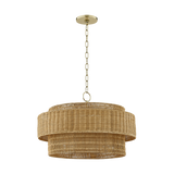 Mitzi DANICA AGED BRASS 24W x 16.25H Pendant