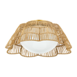 Mitzi ROSA Aged Brass 18W x 8H Flush Mount