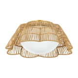 Mitzi ROSA Aged Brass 18W x 8H Flush Mount