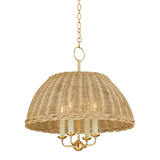 Mitzi ARWEN Aged Brass 20W x 19.75H Chandelier