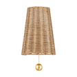 Mitzi NAIDA Aged Brass 7.5W x 14H Wall Sconce