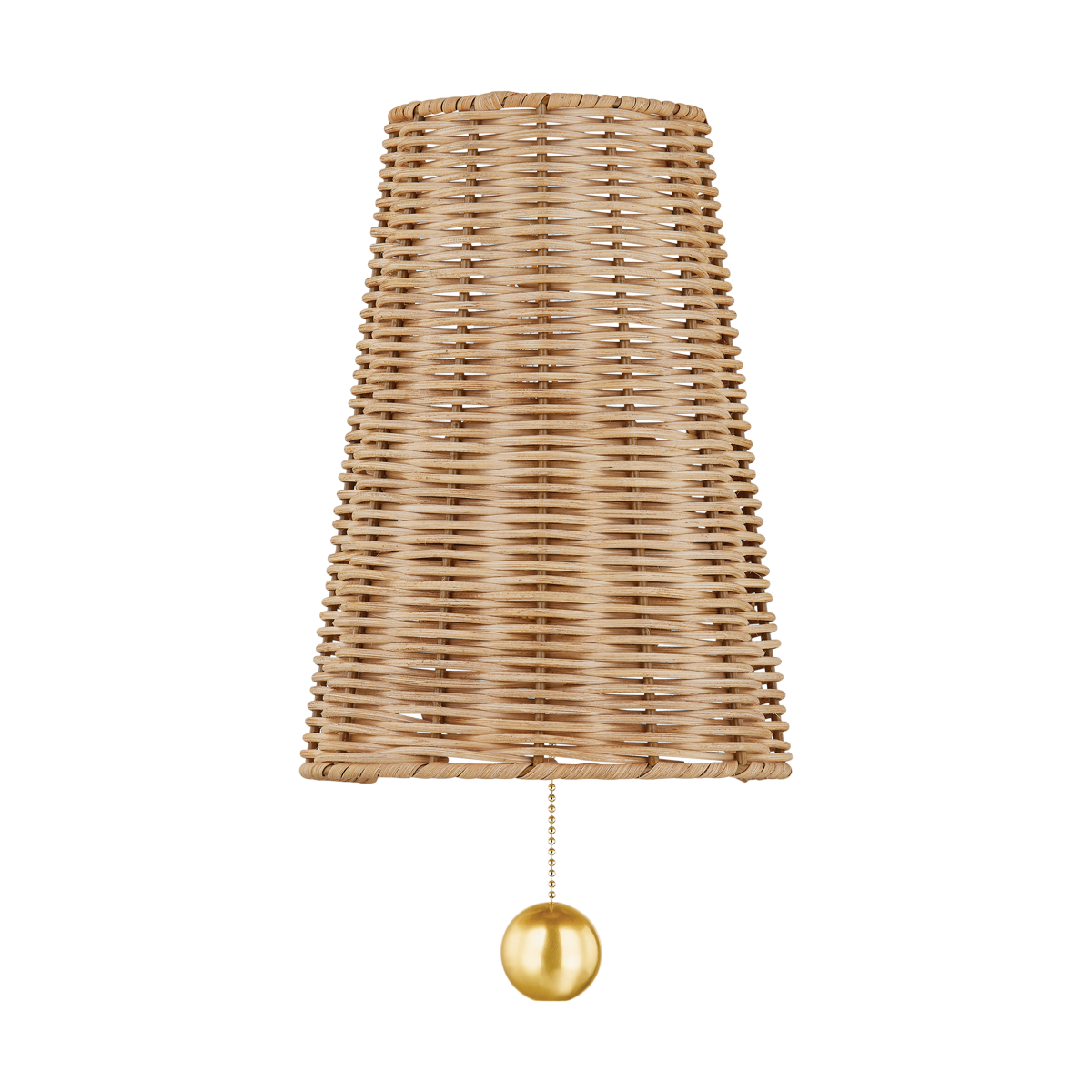 Mitzi NAIDA Aged Brass 7.5W x 14H Wall Sconce