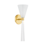 Mitzi AMARA Aged Brass 5.25W x 16.75H Wall Sconce
