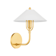 Mitzi MARIEL AGED BRASS/SOFT WHITE 9.75W x 12H Wall Sconce