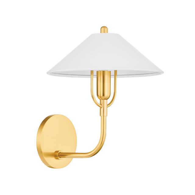 Mitzi MARIEL AGED BRASS/SOFT WHITE 9.75W x 12H Wall Sconce