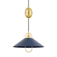 Mitzi MARIEL AGED BRASS/SOFT NAVY 18W x 12H Pendant