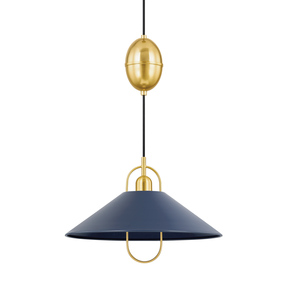 Mitzi MARIEL AGED BRASS/SOFT NAVY 18W x 12H Pendant