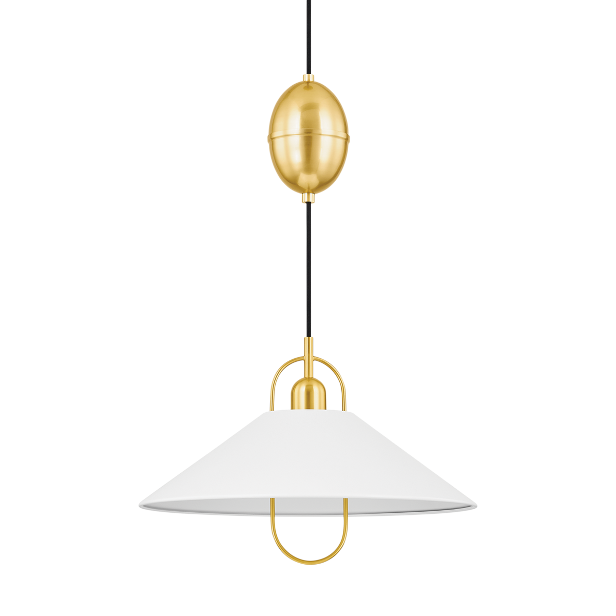 Mitzi MARIEL AGED BRASS/SOFT WHITE 18W x 12H Pendant